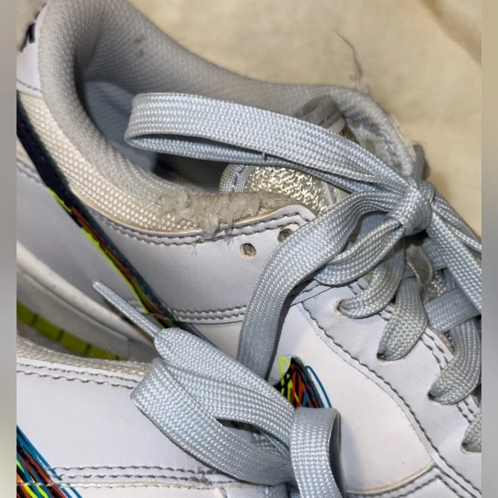 Nike Dunk Low 3D Swoosh Grey (GS) Size 4Y
